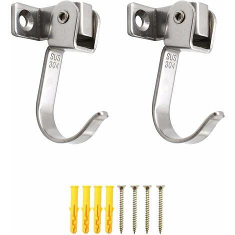 NORCKS 2 Pcs Ceiling Plate Chandelier Hook, Nail-in Hooks with