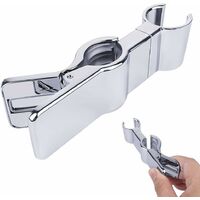 18-25mm Adjustable Shower Head Holder For Slide Bar Bathroom Accessories  Rail Head Bracket Holder Degree Rotation Sprayer Holder