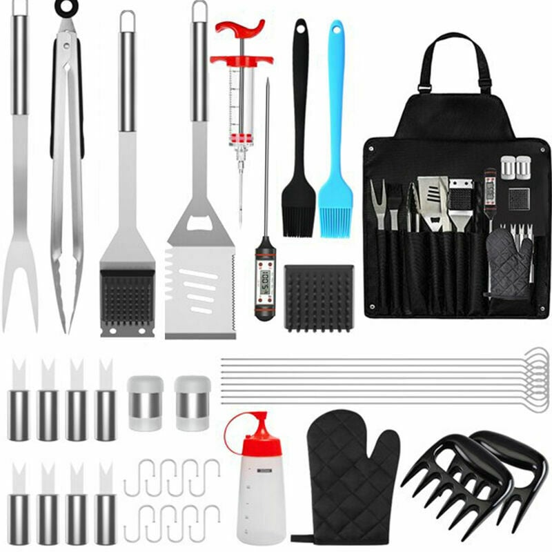 Personalised BBQ Tool Set With Canvas Storage Bag – Forever Personalised
