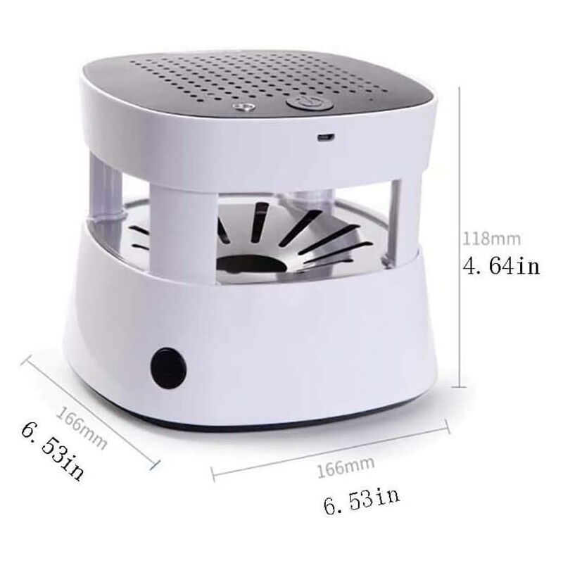 Smart Ashtray Multipurpose Negative Ion Air Purifier for Home Office  (White)