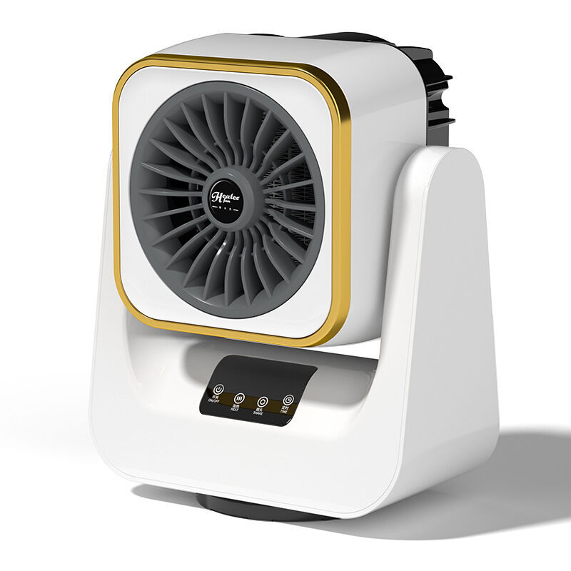 MUFF Fan Heater, 1500W Space Heater with 3 Modes, Multiple Protection,  Electric Heater, Grey, No Remote Control