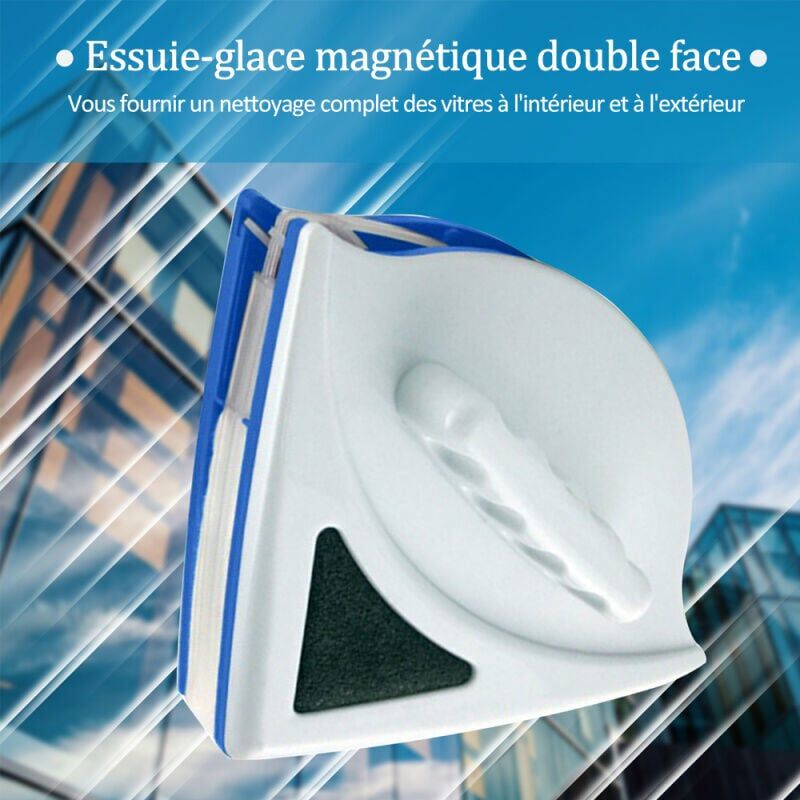 Lave-vitre magnétique Double Side Window Cleaner Nettoyeur de