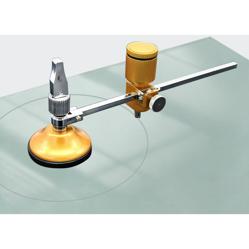 40/60/80/100cm Adjustable Compasses Type Glass Circle Cutter Glass Round  Cutter with Suction Cup