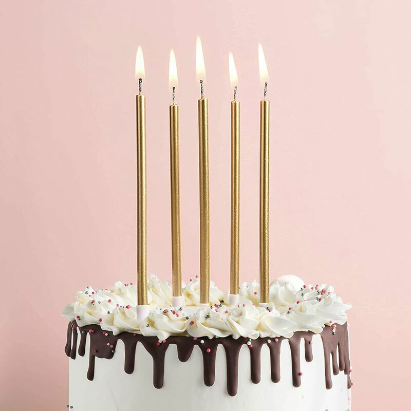 Décor de gâteau : anniversaire 30 doré 20,5 cm - Party deco