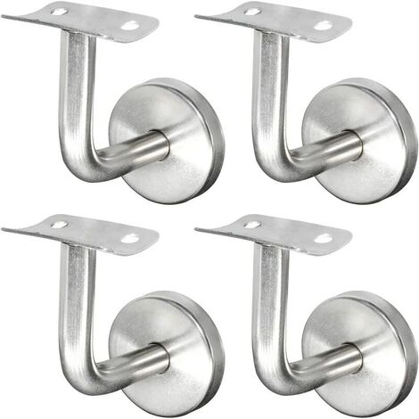 Stainless steel handrail holder for banisters Wall holder wooden ...