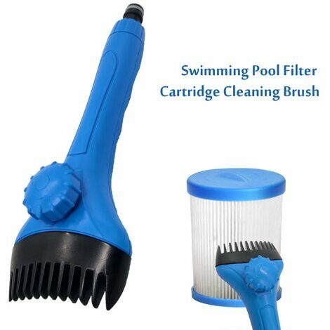 Pool Filter Cleaner Clean Brush, Pool & Spa Filter Cartridge Cleaning Tool  Hand Filter Jet Cleaner With Adjustment Knob