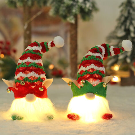 2pcs Gnome Christmas Decorations 2023 Faceless Doll Merry Christmas  Decorations For Home Ornament Happy New Year Festoon Garland