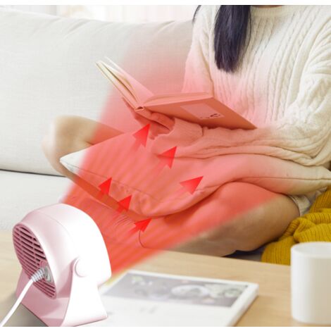 MUFF Fan Heater, 500W Space Heater, Multiple Protection, 90° Swing Up and  Down, Electric Heater