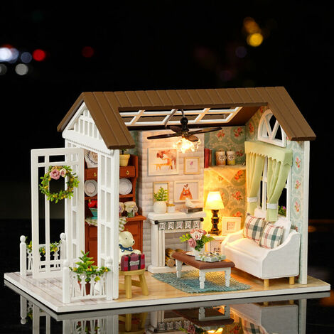 Miniature Doll House 3d Puzzle, Dollhouse Kits Adults