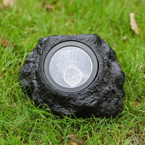 Solar stone deals garden lights