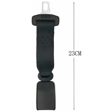 Rallonge de ceinture de sécurité standard de 17,8 cm, largeur de languette  en métal de