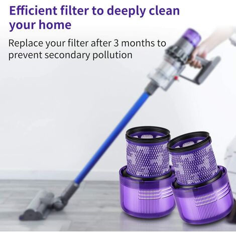 Remplacement Réutilisable Filtre Lavable for Dyson-V15/ SV14/ Détection Fil  Vide