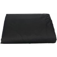 Garden Furniture Covers L Shape Sofa Cover Outdoor Dining Waterproof Patio Set Cover Dust Cover (215*215*87cm, Black)