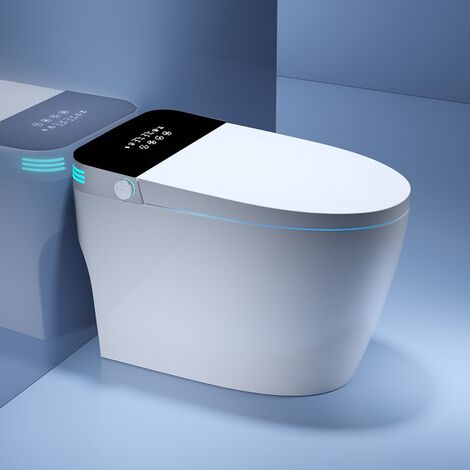 Intelligente Toilette (tanklos) KLEENMAC Olivia KEB2030TRW (japanische Toilette) vertikaler Auslass 300 mm Schwarz
