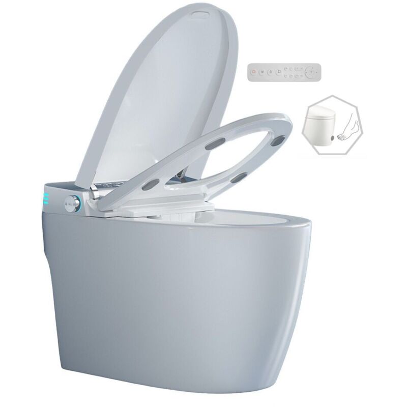 Geberit AquaClean Mera Comfort WC japonais sur pied sans bride avec  réservoir de chasse encastré blanc brillant - 146.240.11.1 