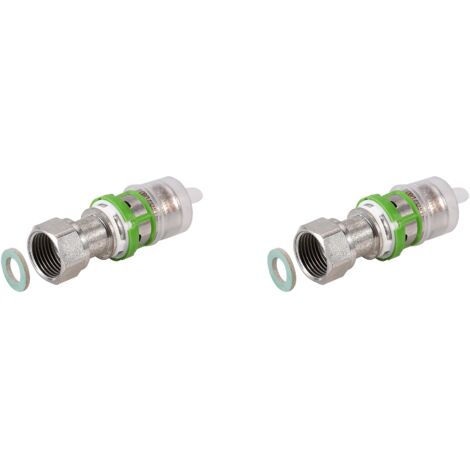 Comap – Raccord multicouche droit écrou tournant 20x2-1/2 – Étanchéité optimale – Installation rapide 7s – 2 unités – S7359GW2012