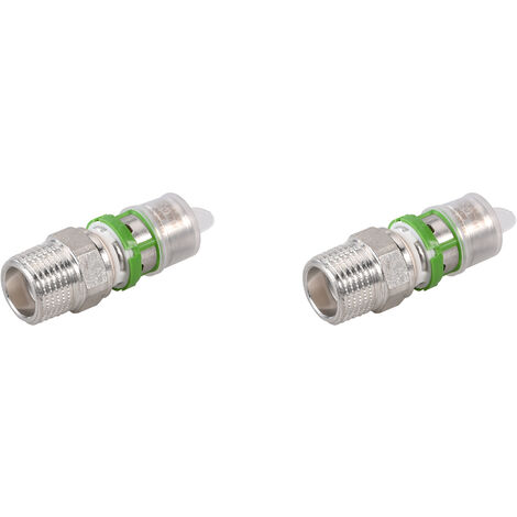 COMAP Manchon mâle filetage conique synthétique à sertir pour tubes multicouche - 32x3 - 1" - Raccords MultiSkin - Vendus par 2 - 9243GW321 (1/3)