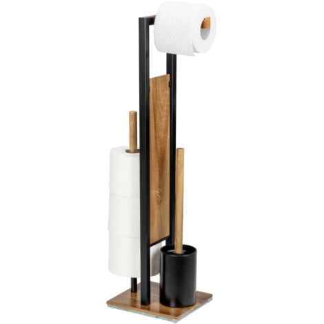 Rack für Papier und WC-Bürste, schwarz kaufen