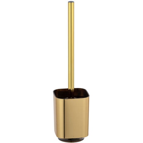 WENKO WC-Garnitur Auron Gold, WC-Bürstenhalter aus Gold, hochwertigem Kunststoff gold Kunststoff