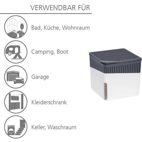 WENKO Luftentfeuchter Cube, 1000 g Farbe: beige online kaufen