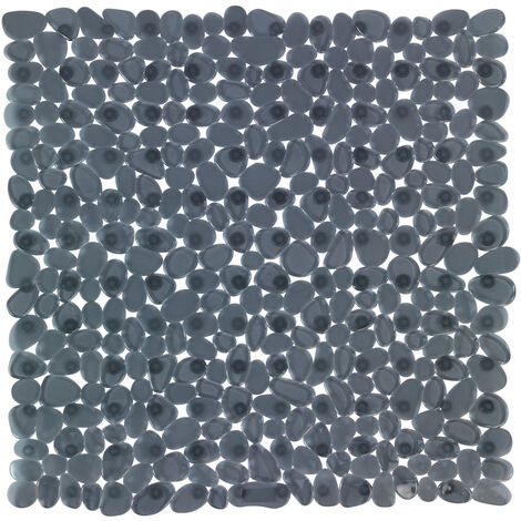 WENKO Duscheinlage Paradise Anthrazit, 54 x 54 cm, Grau, Polyvinylchlorid anthrazit