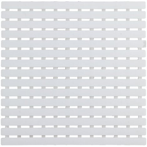 WENKO Duscheinlage Arinos Weiß, 54 x 54 cm, Weiß, Kunststoff weiß, Kunststoff (TPR) weiß