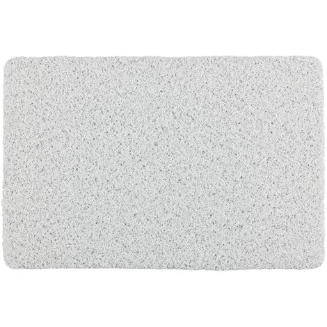 WENKO Badematte Loop Indoor & Outdoor Weiß, 40 x 60 cm, 40 x 60 cm, Weiß, Kunststoff weiß