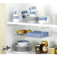 WENKO Regal Einhänge Korb Stauraum Ablagen Kleider Schrank Küchen