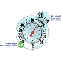 Unitec 77032 Innen-//Au/ßenthermometer mit Digitalanzeige