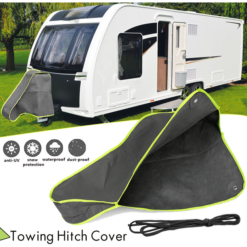 Cubierta universal impermeable para enganche de remolque de caravana