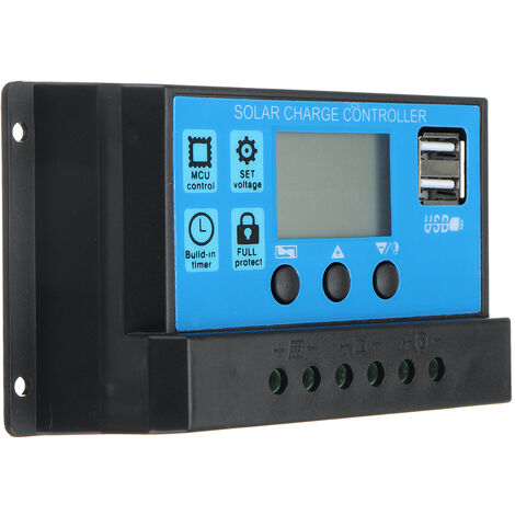 Panel Solar 100W con Controlar 60A y Accesorios para Cargar Batería de Emergencia en Barca. Camping. Viaje LBTN