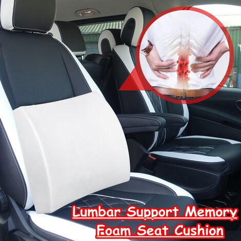 Cojín de asiento de cintura con soporte lumbar de espuma viscoelástica para  el hogar y la