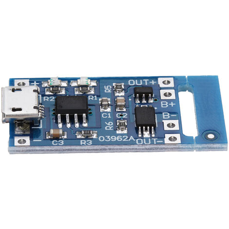 Modulo Cargador Baterías Litio TP4056 Micro USB 5V - 1A