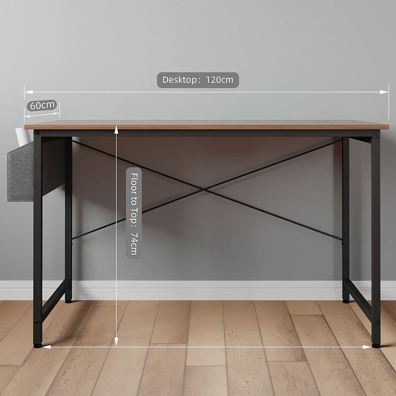 Dripex Bureau Informatique avec Sac de Rangement en Tissu - Bureau  d'ordinateur Table d'étude - Postes