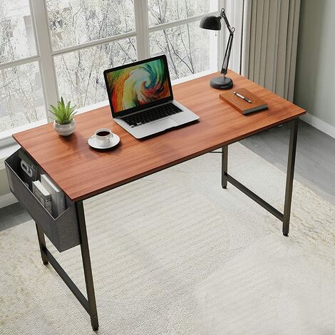 Bureau d'ordinateur portable simple avec tiroir étagère bureau