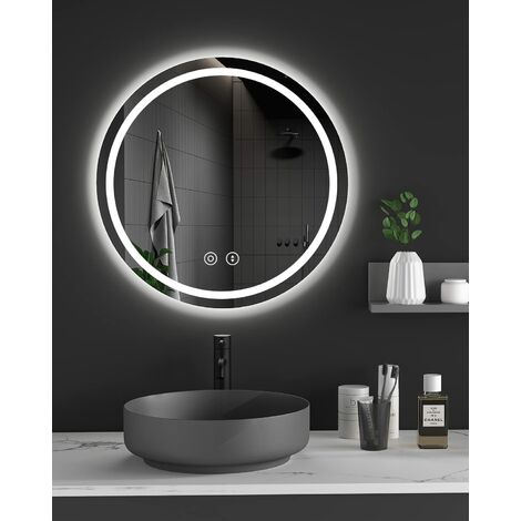 Miroir sur pied Famia LED avec éclairage LED : Miroir Pour Toi