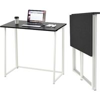 Bureau Pliable pour Ordinateur Table de Bureau Pliante Bureau Informatique  Taille Poste de Travail, noir - Conforama