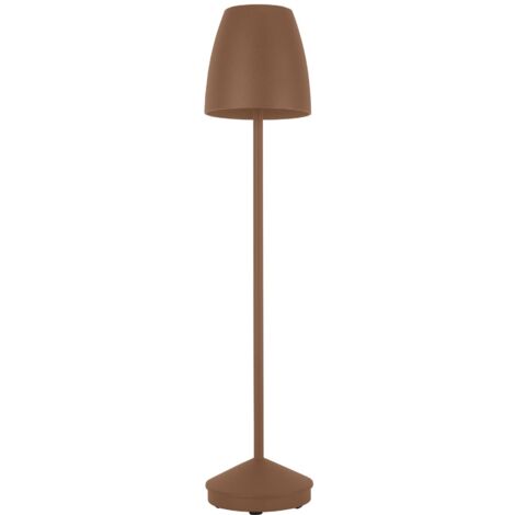 Eclipta II baliza exterior en marrón con luz led blanco cálido 3000K (1/3)