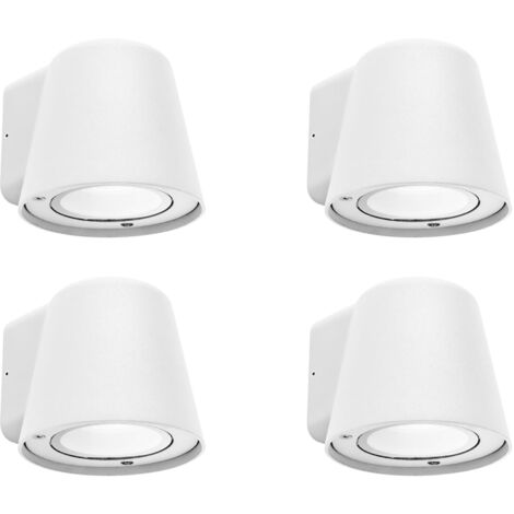 Pack De 10 Downlight LED Empotrable Orientable INSPIRE CLANE Blanco Redondo ø8.2 Cm 450 Lm 4.8 W Luz Blanco Cálido 2700K IP23 - Foco LED Empotrado Para Techos | Leroy Merlin