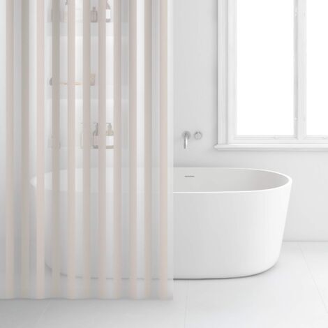 Rayen Badezimmervorhang – Wasserdicht, 180x200 Cm | Polyester, Blickdicht, Inkl. 12 Haken