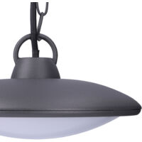FORLIGHT Pergola Hängeleuchte – IP44, 7,5W, 3000K Warmweiß, Aluminium, Für Außenbereich