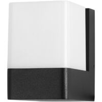 Forlight Opalo - Aplique LED Exterior para Jardín y Terraza. LED 9.4W de Color Blanco Cálido 3000K. Con Protección para Exterio
