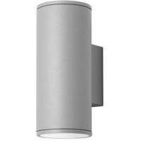 wandleuchte ip54 orion double emission led 11.3w 3000k grau 1135lm