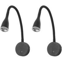 Forlight Crobat (2 Stück) LED-Leselampe für das Schlafzimmer. Nachttisch-Wandleuchte.