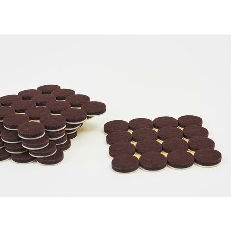 Round Furniture Felt Pads 16 Pcs Self adhesive Floor protector