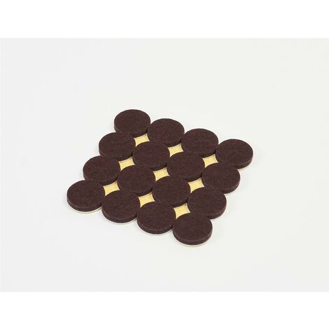 Round Furniture Felt Pads 16 Pcs Self adhesive Floor protector