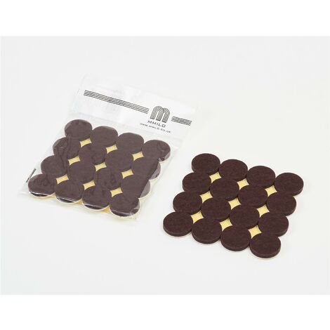 Round Furniture Felt Pads 16 Pcs Self adhesive Floor protector
