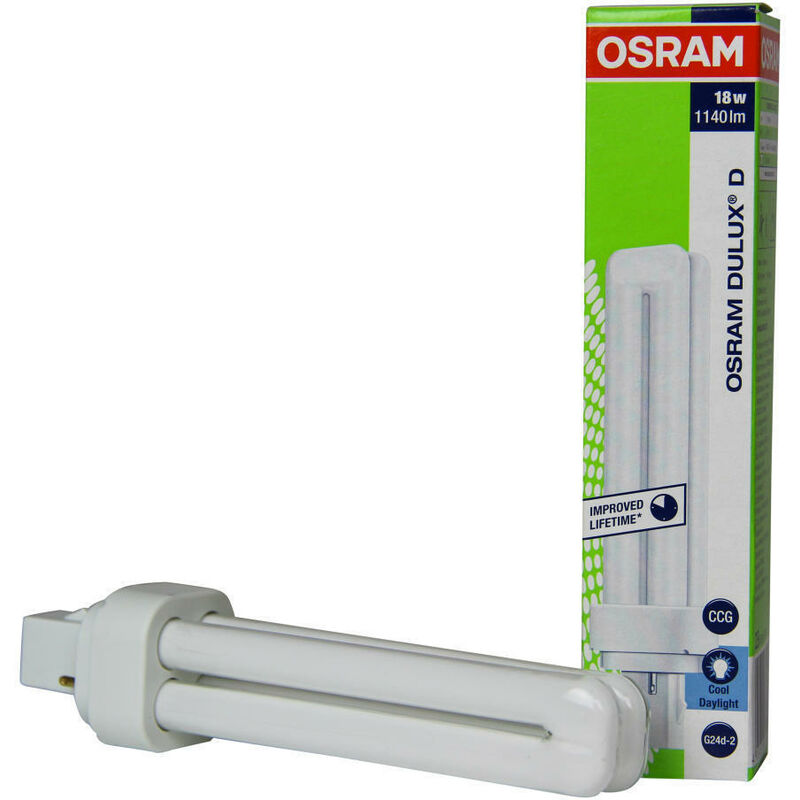 Daylight Osram Dulux D Ampoule de basse consommation 18w 865 G24d 2 Pin 