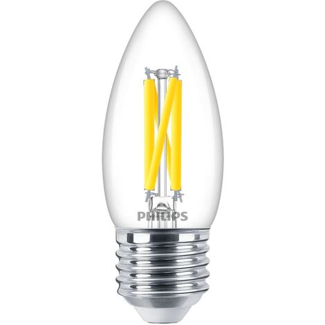 Philips MASTER LED E27 Bougie Filament Claire 3.4W 470lm - (1/5)