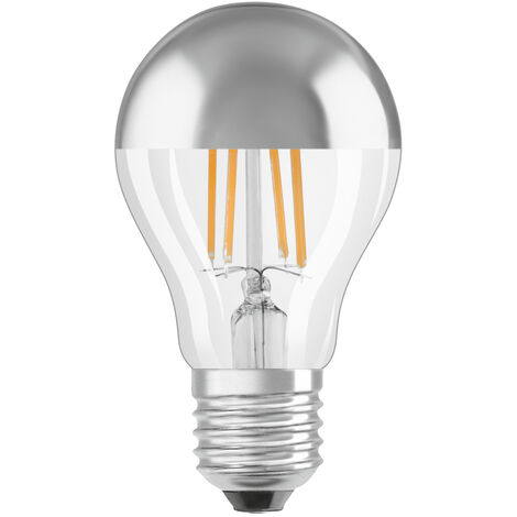 Ledvance  Classic LED E27 Poire Filament Miroir 6.5W 650lm - 827